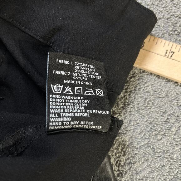 Killstar Pants Womens Small Black Shadow Stripe Trousers Goth Punk Mid Rise - Picture 8 of 11